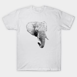 Elephant portrait T-Shirt